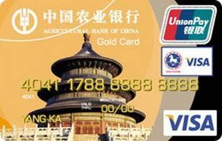 农业银行金穗国际旅游信用卡(银联+VISA)